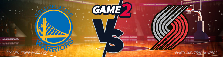 Game 2 – NBA Playoffs odds Portland Trail Blazers vs. Golden State Warriors – April 19