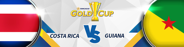 CONCACAF Gold Cup – Costa Rica vs. F. Guiana Betting Preview – Fri., July 14th