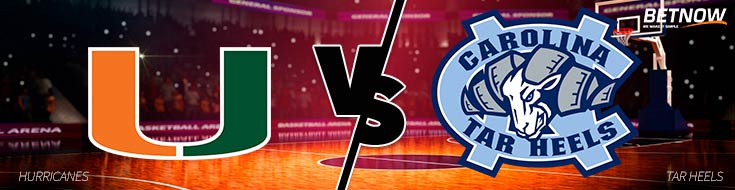 Tuesday, February 27 - Miami vs. North Carolina Basketball - NCAA Betting Odds