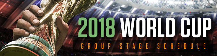2018 World Cup Group Stage Schedule