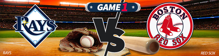 Tampa Bay Rays vs. Boston Red Sox Team Logos & Betting Odds