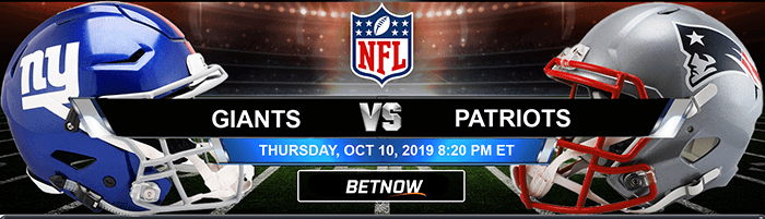 New York Giants vs New England Patriots 10-10-2019 NFL Betting Picks
