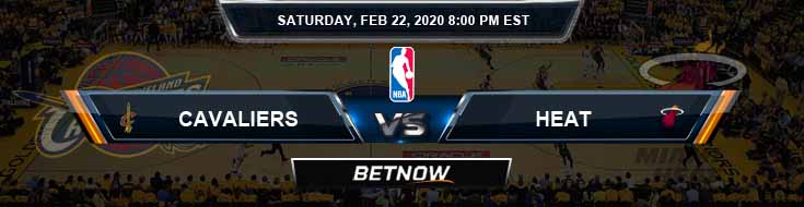 Cleveland Cavaliers vs Miami Heat 2-22-2020 Odds Picks and Previews