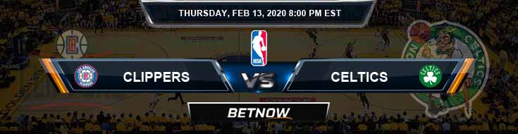 Los Angeles Clippers vs Boston Celtics 02-13-2020 NBA Picks and Previews