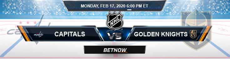 Washington Capitals vs Vegas Golden Knights 02-17-2020 NHL Picks Betting Odds and Predictions