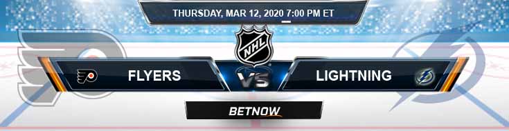 Philadelphia Flyers vs Tampa Bay Lightning 03-12-2020 NHL Picks Betting Predictions and Game Analysis