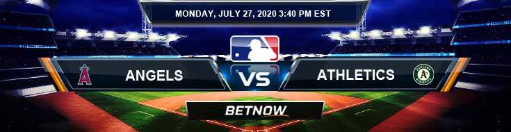 Los Angeles Angels vs Oakland Athletics 07-27-2020 Baseball Odds MLB Picks and Betting Predictions