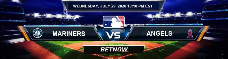 Seattle Mariners vs Los Angeles Angels 07-29-2020 MLB Analysis Results and Baseball Odds