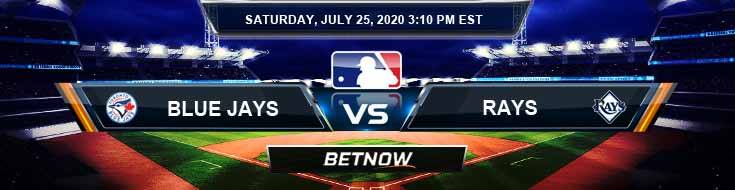 Toronto‌ ‌Blue‌ ‌Jays‌ ‌vs‌ ‌Tampa‌ ‌Bay‌ ‌Rays‌ ‌07-25-2020 Baseball Betting Tips and MLB Forecast
