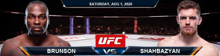 UFC Fight Night 173 Brunson vs Shahbazyan 08-01-2020 Odds Picks and Predictions