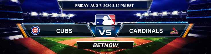 Chicago Cubs vs St. Louis Cardinals 08-07-2020 MLB Results Odds and Baseball Picks