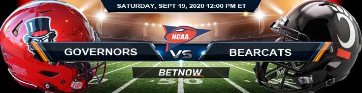 Austin Peay Governors vs Cincinnati Bearcats 09-19-2020 NCAAF Spread Game Analysis & Forecast