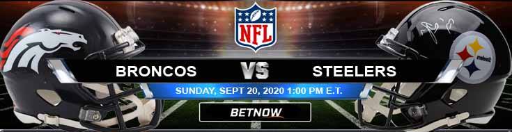 Denver Broncos vs Pittsburgh Steelers 09-20-2020 Results Football Betting and Odds