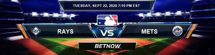 Tampa Bay Rays vs New York Mets 09-22-2020 Game Analysis Baseball Betting and Tips