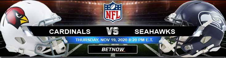 Arizona Cardinals vs Seattle Seahawks 11-19-2020 Odds Picks and Predictions