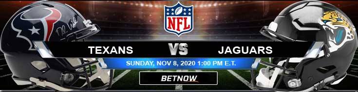 Houston Texans vs Jacksonville Jaguars 11-08-2020 Tips NFL Forecast and Analysis