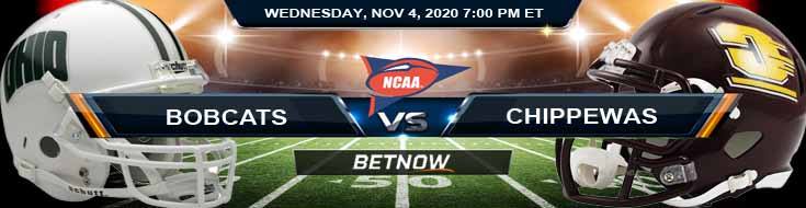 Ohio Bobcats vs Central Michigan Chippewas 11-04-2020 NCAAF Tips Forecast & Analysis