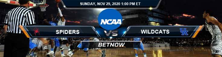 Richmond Spiders vs Kentucky Wildcats 11-29-2020 NCAAB Odds Picks & Predictions