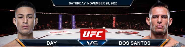 UFC on ESPN 18 Day vs Dos Santos 11-28-2020 Forecast Tip and Results