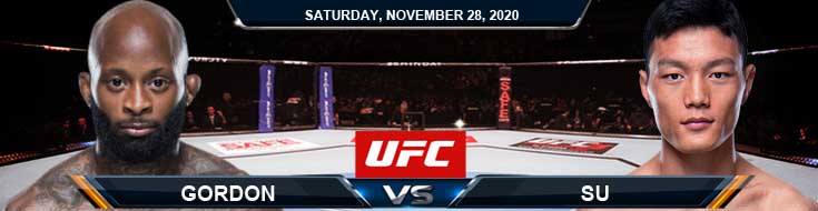 UFC on ESPN 18 Gordon vs Su 11-28-2020 Picks Predictions and Previews