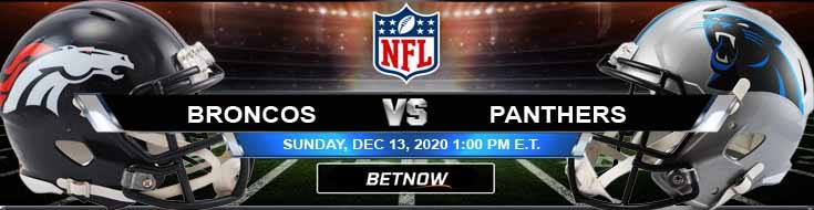 Denver Broncos vs Carolina Panthers 12-13-2020 Previews Spread and Game Analysis