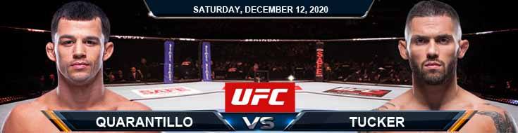 UFC 256 Quarantillo vs Tucker 12-12-2020 Tips Results and Analysis