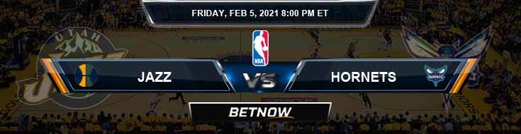 Utah Jazz vs Charlotte Hornets 2-5-2021 Odds Picks and Game Analysis