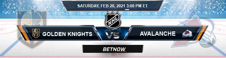 Vegas Golden Knights vs Colorado Avalanche 02-20-2021 Forecast Analysis and Results
