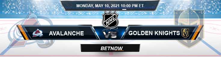 Colorado Avalanche vs Vegas Golden Knights 05-10-2021 NHL Spread Odds & Results