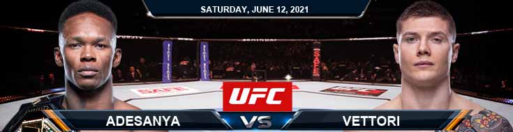 UFC 263 Adesanya vs Vettori 06-12-2021 Spread Fight Analysis and Forecast