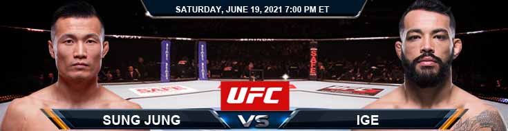 UFC on ESPN 25 Sung Jung vs Ige 06-19-2021 Results Analysis and Odds