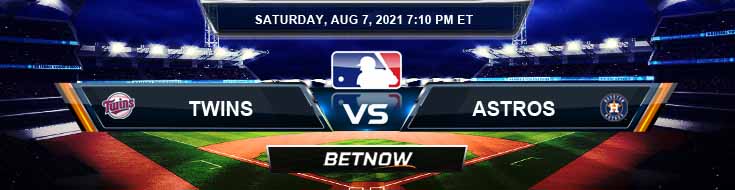 Minnesota Twins vs Houston Astros 08-07-2021 Predictions MLB Preview and Spread
