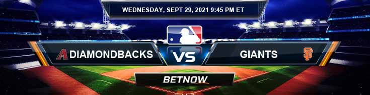 Arizona Diamondbacks vs San Francisco Giants 09-29-2021 Betting Predictions Odds and Baseball Analysis