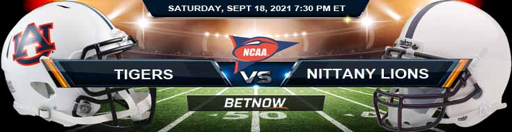 Auburn Tigers vs Penn State Nittany Lions 09-18-2021 Predictions Forecast and Analysis
