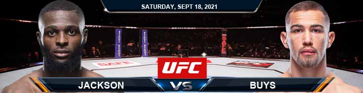 UFC Fight Night 192 Jackson vs Buys 09-18-2021 Tips Analysis and Odds
