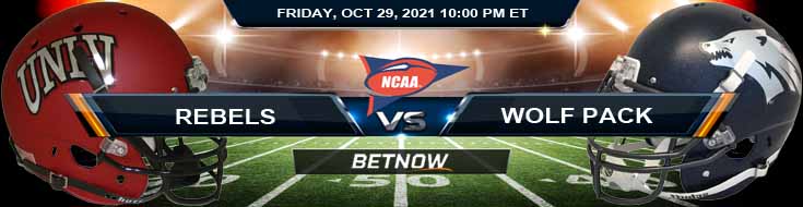 NCAA Football 2021 Betting Preview for UNLV Rebels vs Nevada Wolf Pack 10-29-2021