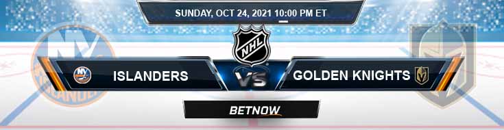 New York Islanders vs Vegas Golden Knights 10-24-2021 Game Odds NHL Picks and Analysis