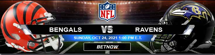Sunday's Best Bets for Cincinnati Bengals vs Baltimore Ravens 10-24-2021
