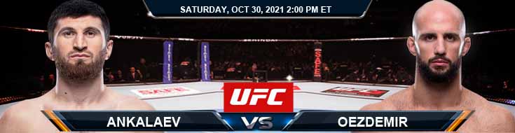 UFC 267 Ankalaev vs Oezdemir 10-30-2021 Odds Tips and Forecast