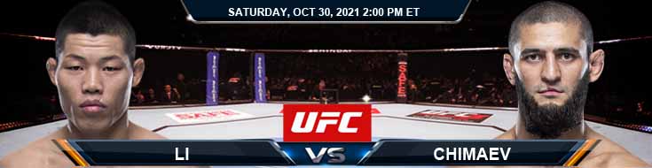 UFC 267 Li vs Chimaev 10-30-2021 Forecast Tips and Analysis