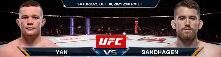 UFC 267 Yan vs Sandhagen 10-30-2021 Odds Predictions and Analysis