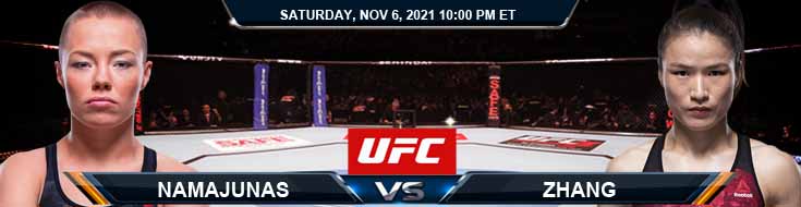 UFC 268 Namajunas vs Zhang 11-06-2021 Picks Predictions and Previews