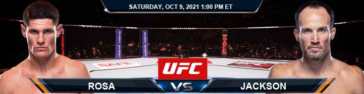 UFC Fight Night 194 Rosa vs Jackson 10-09-2021 Spread Fight Analysis and Forecast