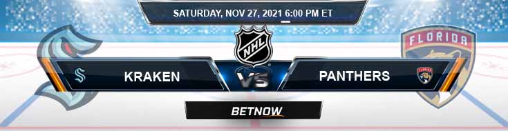Seattle Kraken vs Florida Panthers 11-27-2021 Predictions Hockey Preview and Spread