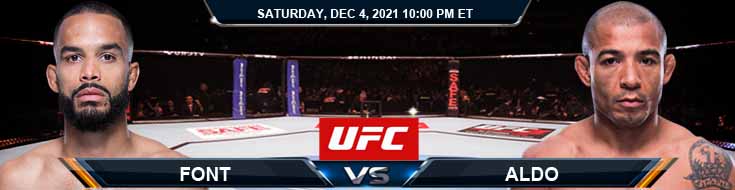 UFC on ESPN 31 Font vs Aldo 12:04:2021 Odds Picks and Predictions