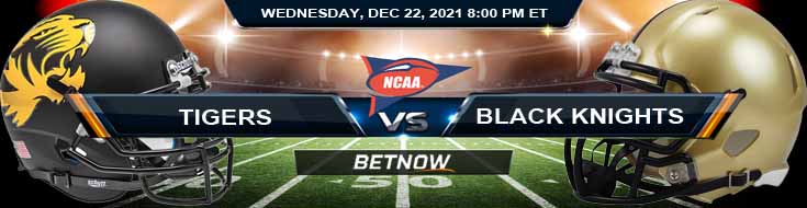 BetNow's Best Betting Odds for Lockheed Martin Armed Forces Bowl Missouri Tigers vs Army Black Knights 12-22-2021