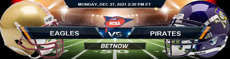 Betting on Military Bowl Boston College Eagles vs East Carolina Pirates 12-27-2021