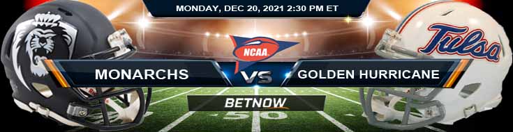 Betting on Myrtle Beach Bowl Old Dominion Monarchs vs Tulsa Golden Hurricane 12-20-2021
