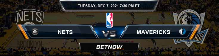 Brooklyn Nets vs Dallas Mavericks 12-7-2021 Spread Picks and Previews