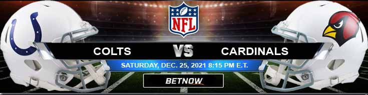 Indianapolis Colts vs Arizona Cardinals 12-25-2021 Football Betting Picks and Predictions